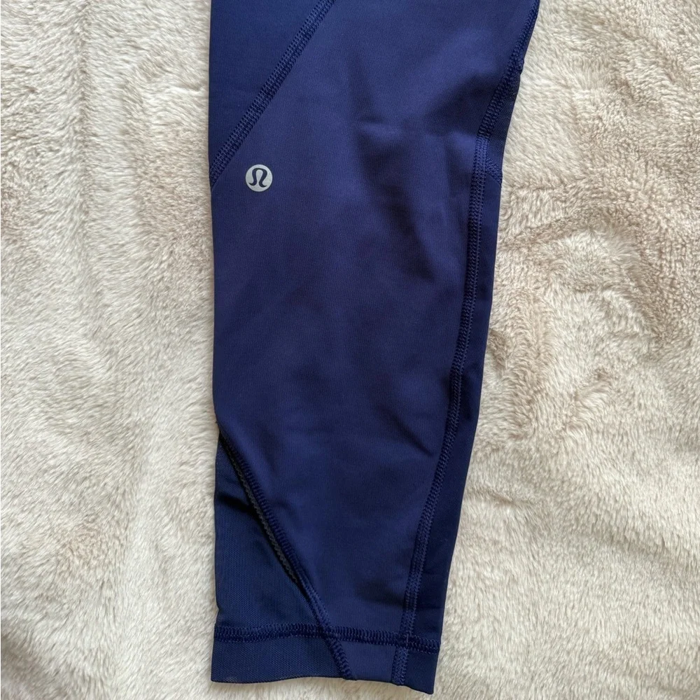 NWT Lululemon Inspire Tight II Hero Blue Size 8